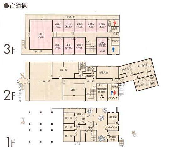 宿泊棟図面